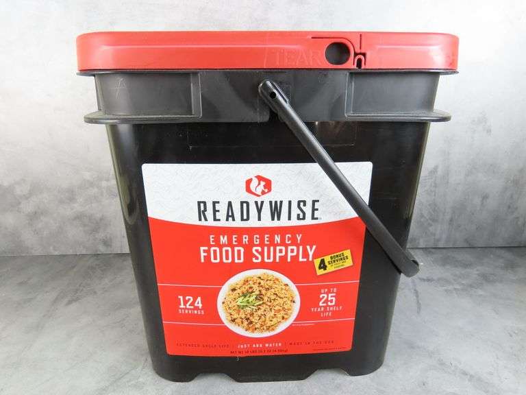 Readywise Emergency Food Supply Bucket 124 Servings GC5 Auctions