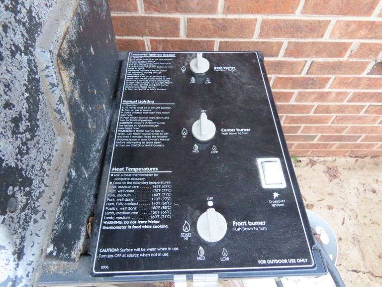 Well Used er Gas Grill with Cover GC5 Auctions