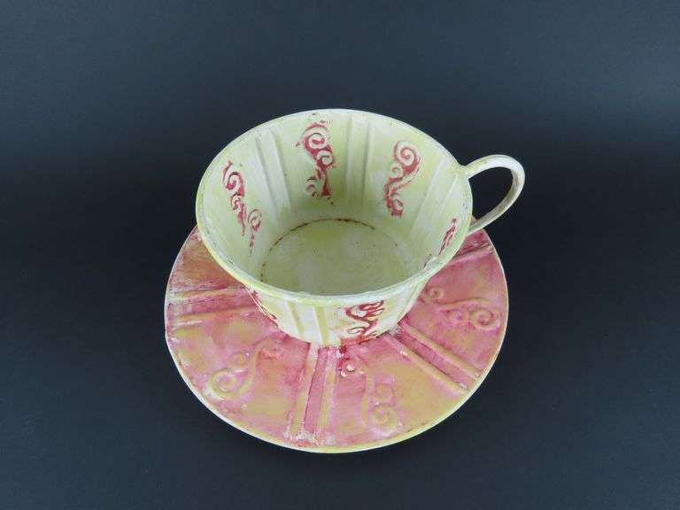 Metal Teacup Planter Décor GC5 Auctions