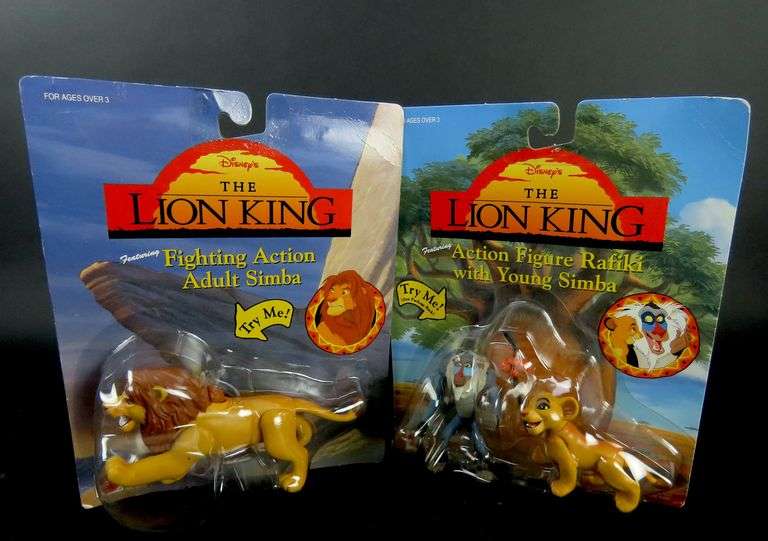 Lot of 2 Disney's "The Lion King" Collectible Figures in Blister Pack