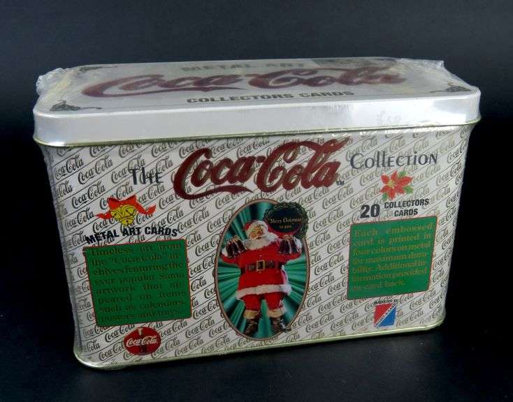 1994 Metal Art Coca-Cola Collectors Cards in Sealed Tin