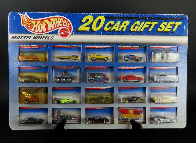 1999 Hot Wheels 20 Car Gift Set in Package