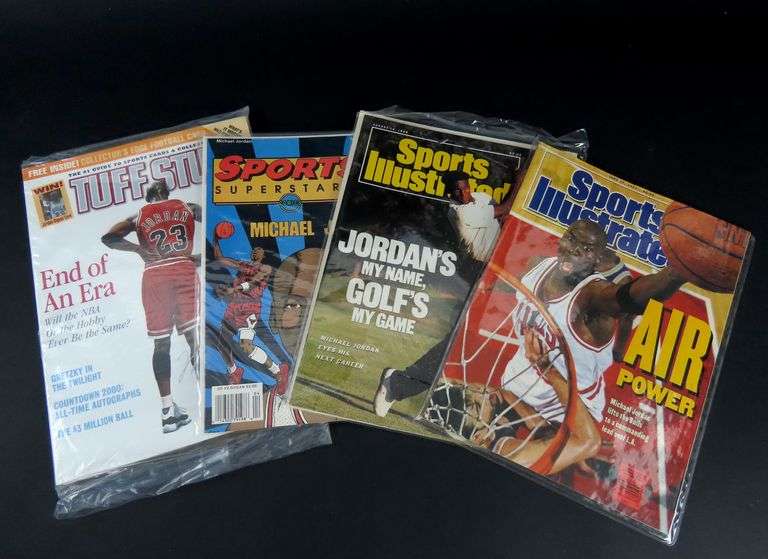 Lot of 4 Collectible Michael Jordan Magazines