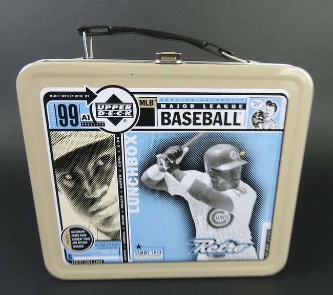 Empty 1999 Upper Deck Collectors Metal Lunchbox