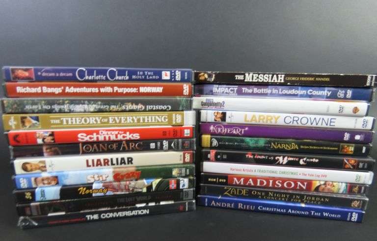 Lot of 22 Mixed Genre DVD Movies