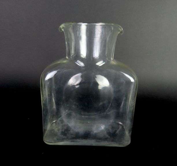 Glass Blenko Double Spout Water Carafe / Vase - See Description