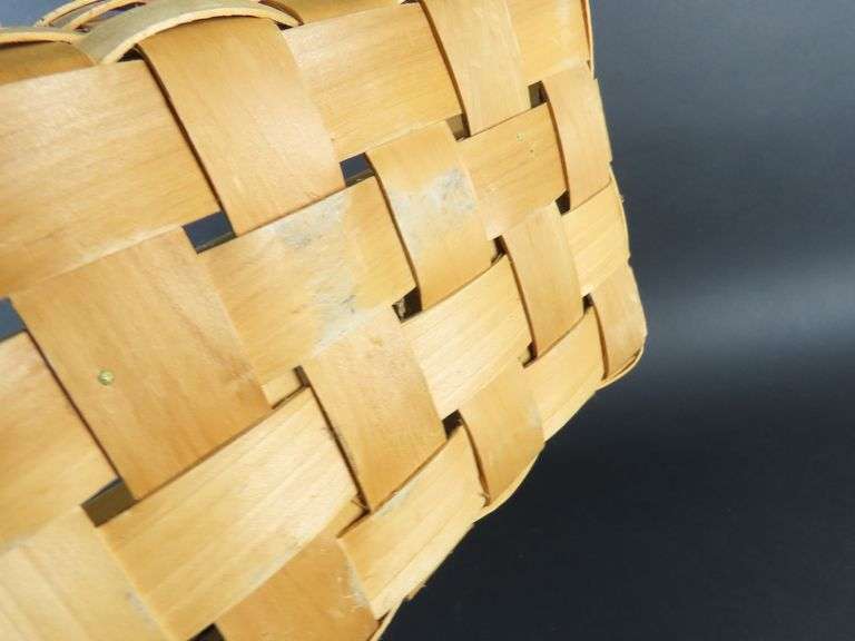 Woven Basket Utensil Caddy
