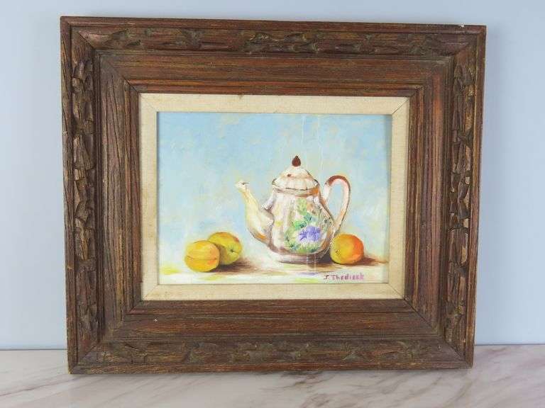 Framed Original Acrylic on Board Wall Hanging