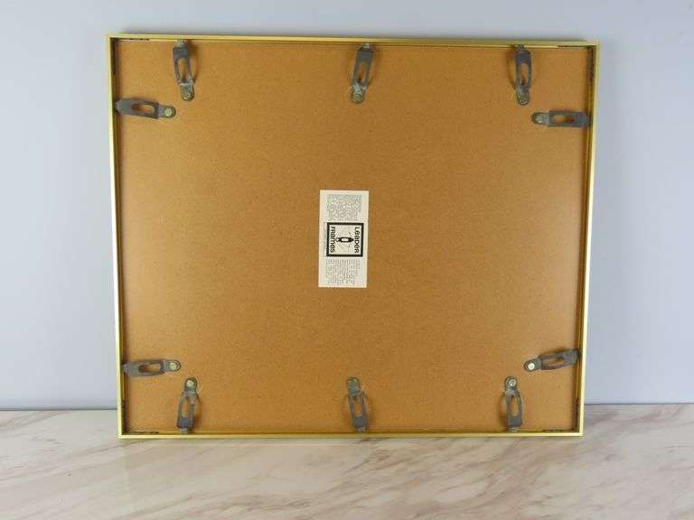 Framed Watercolor of Birds in Flight Signed Wm. Hooper