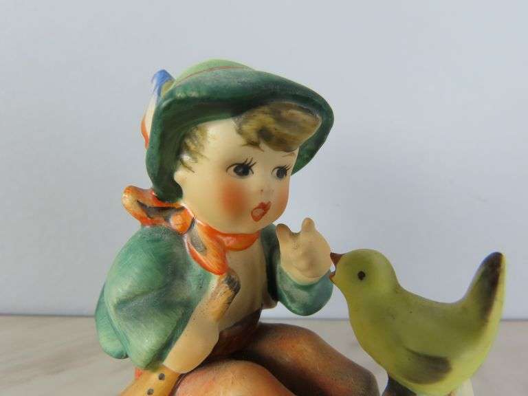 Small Vintage "Singing Lessons" Hummel Figure - TMK 3