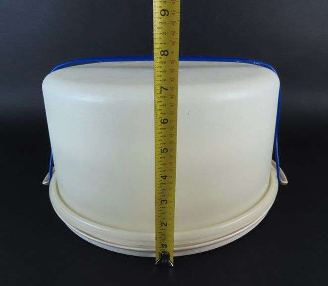 Vintage Tupperware Cake Carrier with Handle & 2 Tier Pie Holder