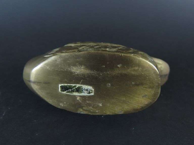 Small Brass Duck Figure