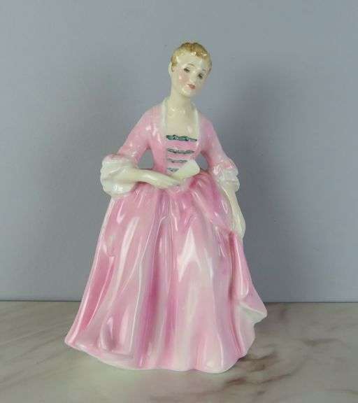Vintage Royal Doulton "The Hostess of Williamsburg" Bone China Figure - Made in England