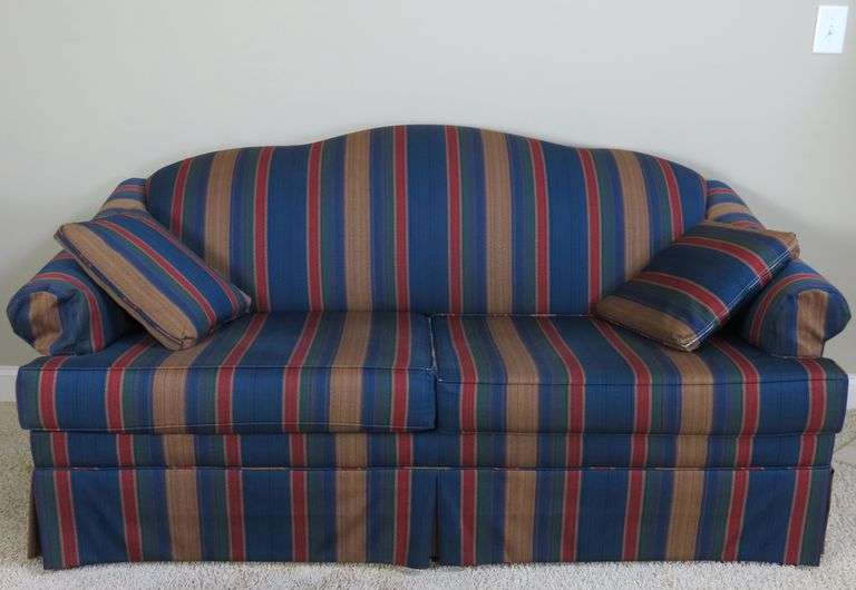 Striped Vintage 2 Cushion Sleeper Sofa