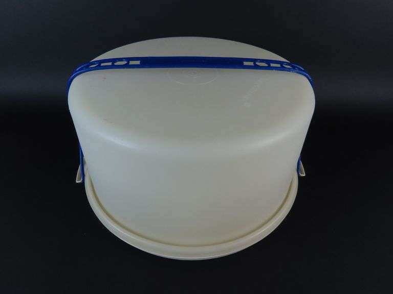 Vintage Tupperware Cake Carrier with Handle & 2 Tier Pie Holder