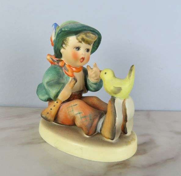 Small Vintage "Singing Lessons" Hummel Figure - TMK 3