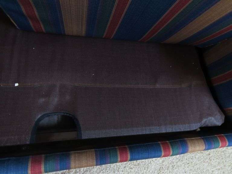 Striped Vintage 2 Cushion Sleeper Sofa