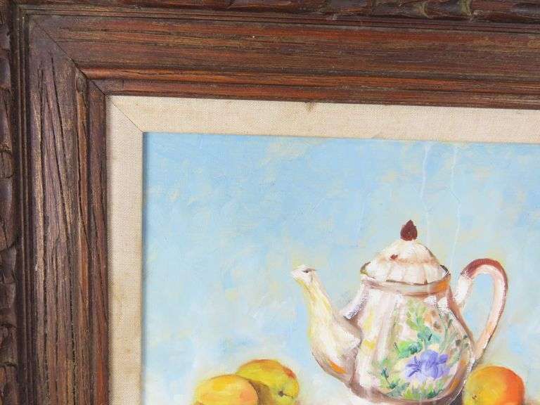 Framed Original Acrylic on Board Wall Hanging