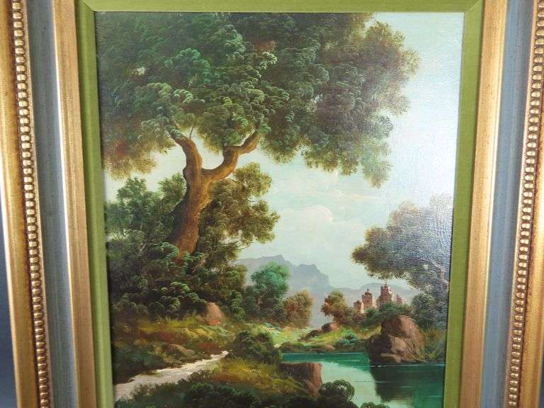Vintage Framed Original Oil Painting by Toni Bordignon