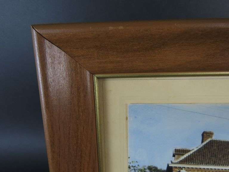 Framed Photo of Old Rectory at Epworth - Lincolnshire, England Birthplace of Charles & John Wesley