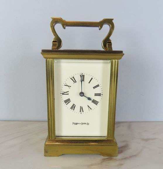 Vintage Mappin & Webb Ltd. Brass Clock - See Description