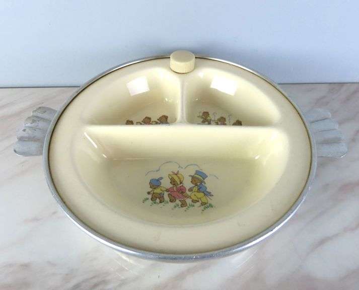 Vintage Excello Baby Warming Dish