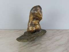 Beautiful Bronze Figure of a Woman on Stone Base