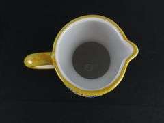 Hand Painted Pottery Milk Pitcher Signed Espana