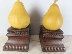 Lot of 2 Pear Bookends