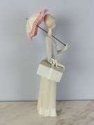 Tall Lladro "Dressmaker with Umbrella" Figure - Made in Spain