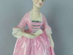 Vintage Royal Doulton "The Hostess of Williamsburg" Bone China Figure - Made in England