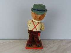 Vintage Rosko Toys "Charley Weaver Bartender Tin Mechanical Figure