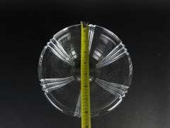 Mikasa "Boulevard" Lead Crystal Glass 8.5 inch Serving Bowl