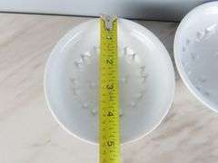 Lot of 2 Ceramic Grapefruit Bowls