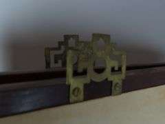 Folding 4 Panel Hand Painted Tabletop Screen