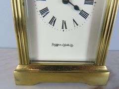 Vintage Mappin & Webb Ltd. Brass Clock - See Description