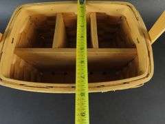 Woven Basket Utensil Caddy