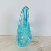 Beautiful Blue Art Glass Sculpture