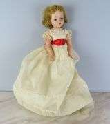 Vintage 20" Doll with Hoop Dress - See Description