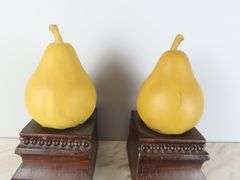Lot of 2 Pear Bookends