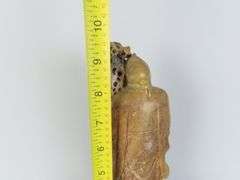 Vintage Carved Stone Statue of Shou Lau - See Description