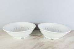 Lot of 2 Ceramic Grapefruit Bowls