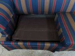 Striped Vintage 2 Cushion Sleeper Sofa