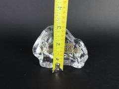 Glass White House Paperweight