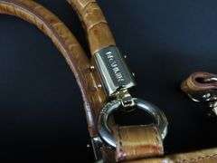 Light Brown Leather Brahmin Handbag with Dust Jacket