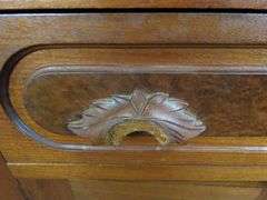 Small Vintage Marble Top Server - See Description