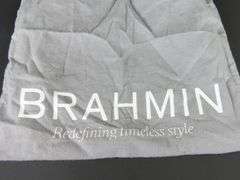 Light Brown Leather Brahmin Handbag with Dust Jacket