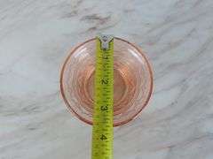 Lot of 6 "Patrician Pink" Depression Glass Pedestal Sherbet Glasses