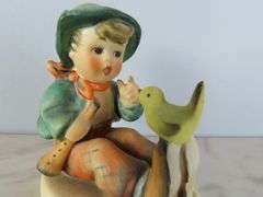 Small Vintage "Singing Lessons" Hummel Figure - TMK 3