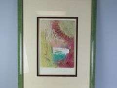 Original Framed Art by Dex Perne (?)